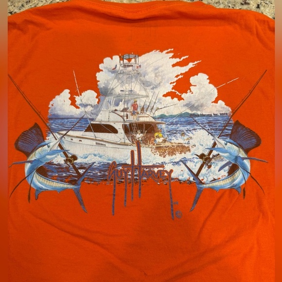 Guy Harvey Large Shortsleeve T-Shirt - Picture 3 of 4